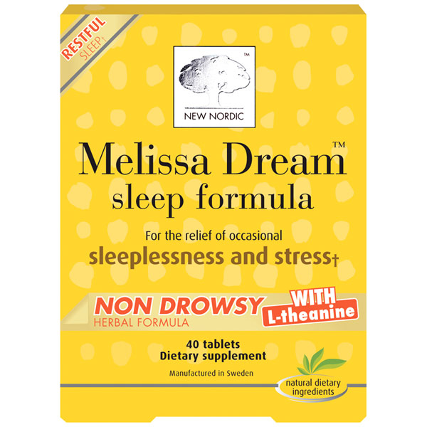 New Nordic Melissa Dream, Sleep Formula, 40 Tablets, New Nordic