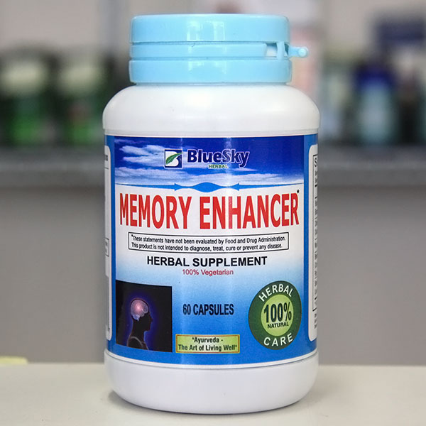 BlueSky Herbal Memory Enhancer, 60 Capsules, BlueSky Herbal
