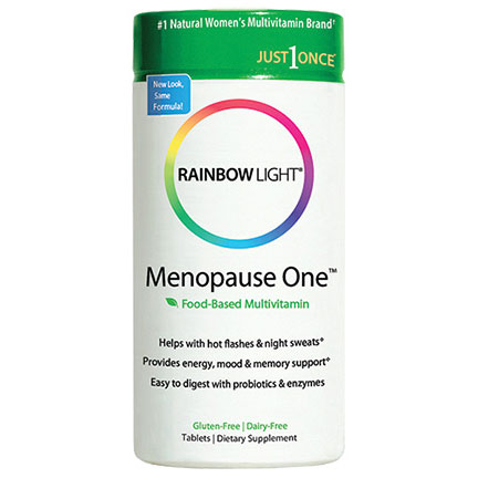 Rainbow Light Menopause One Food-Based Multivitamin, Just Once, 30 Tablets, Rainbow Light
