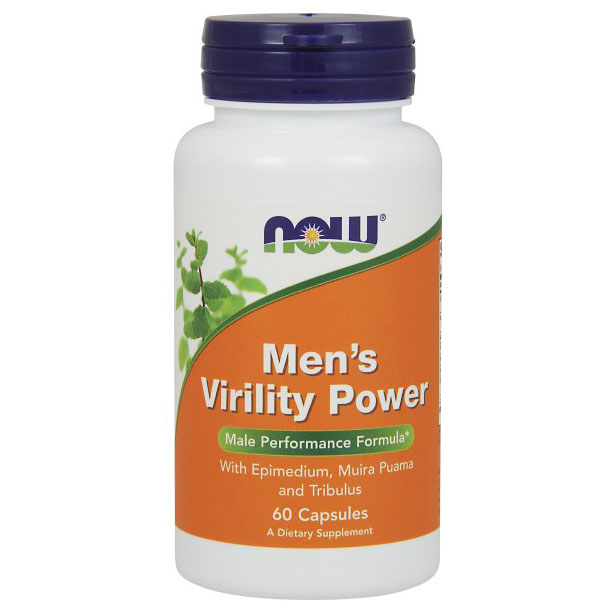 NOW Foods Men's Virility Power 60 Caps, NOW Foods