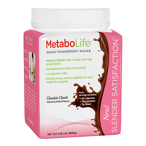 Twinlab Metabolife Slender Satisfaction, Weight Management Shake, Chocolate, 0.81 lb, Twinlab