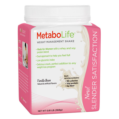 Twinlab Metabolife Slender Satisfaction, Weight Management Shake, Vanilla, 0.81 lb, Twinlab