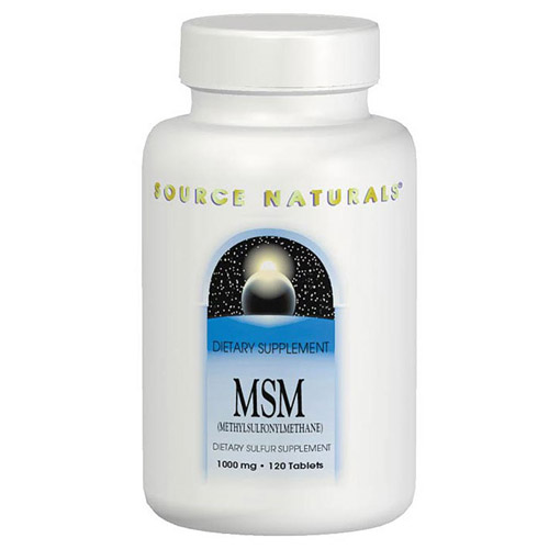 Source Naturals MSM (Methylsulfonylmethane) 1000mg 60 tabs from Source Naturals