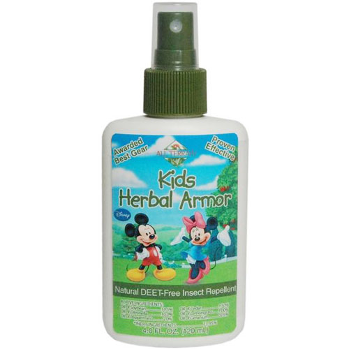 All Terrain Mickey & Minnie Kids Herbal Armor Spray Insect Repellent, 4 oz, All Terrain