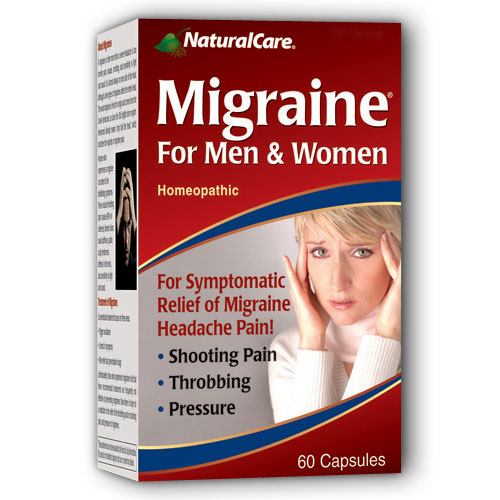 NaturalCare Migraine Relief (Fast Migraine Pain Relief) 60 caps from NaturalCare
