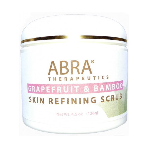 Abra Therapeutics Skin Refining Scrub, Grapefruit & Bamboo, 4.5 oz, Abra Therapeutics