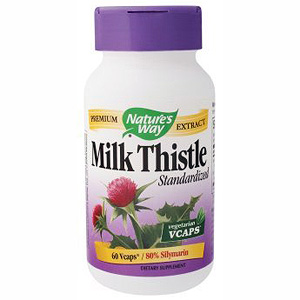 Nature's Way Milk Thistle Extract Standardized 120 vegicaps from Nature's Way
