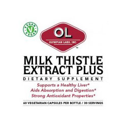 Olympian Labs Milk Thistle Extract Plus, 60 Veggie Capsules, Olympian Labs