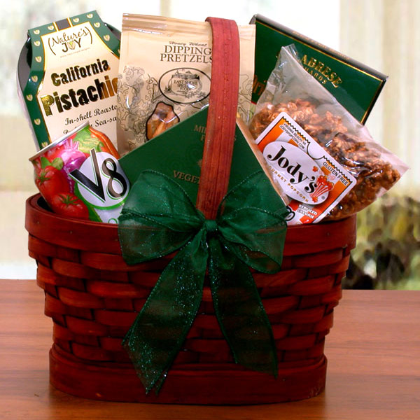 Elegant Gift Baskets Online Mini Healthy Snacks Gift Basket, Elegant Gift Baskets Online