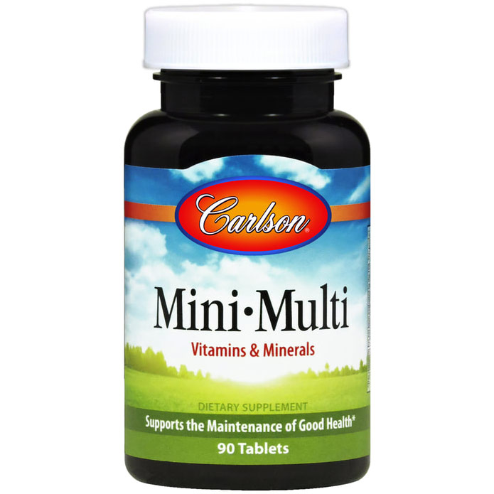 Carlson Laboratories Mini-Multi, Multi Vitamins Iron-Free, 180 small tablets, Carlson Labs