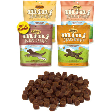 Zuke's Mini Naturals Dog Treats, Peanut Butter, 6 oz, Zuke's