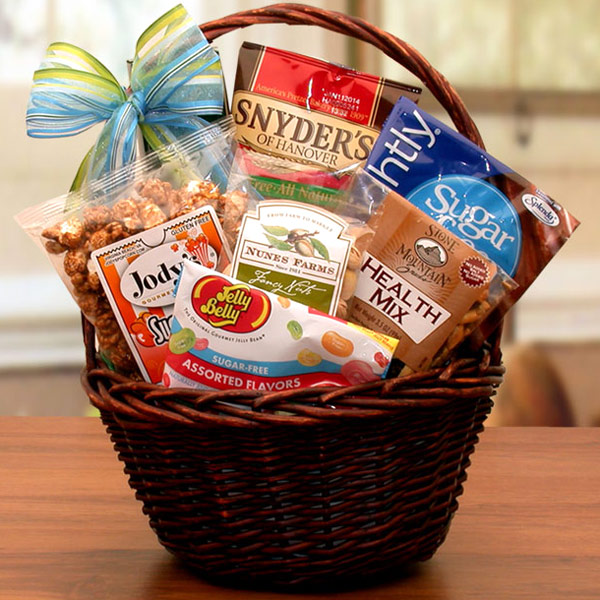 Elegant Gift Baskets Online Mini Sugar Free Gift Basket, Elegant Gift Baskets Online