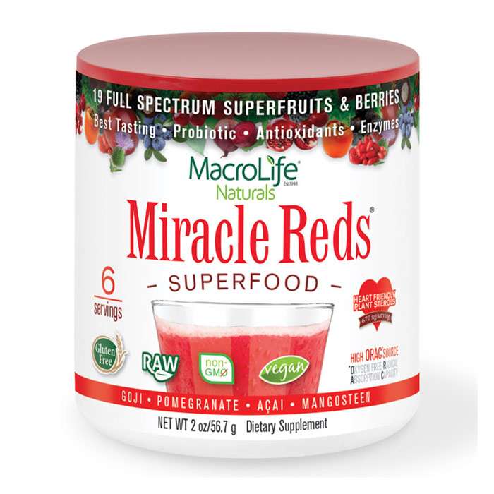 MacroLife Naturals Miracle Reds 2 oz powder (one week supply), MacroLife Naturals