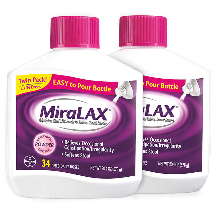 MiraLAX MiraLAX Laxative Powder for Solution, 510 Grams - 30 Doses