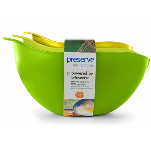 Preserve Mixing Bowls Set, Green & Yellow, 3 pc/Set, Preserve
