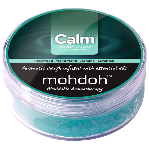 Mohdoh Mouldable Aromatherapy Aromatic Dough Infused with Essential Oils, Calm (Light Green), 50 g, Mohdoh Mouldable Aromatherapy