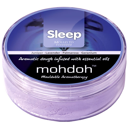 Mohdoh Mouldable Aromatherapy Aromatic Dough Infused with Essential Oils, Sleep (Violet), 50 g, Mohdoh Mouldable Aromatherapy