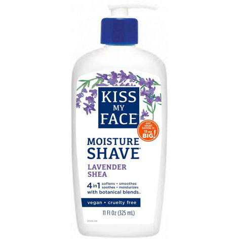 Kiss My Face Moisture Shave Lavender & Shea Butter 11 oz, from Kiss My Face
