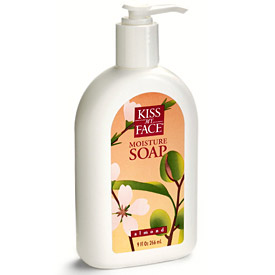 Kiss My Face Moisture Soap Liquid Almond 9 oz, from Kiss My Face