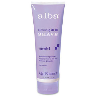 Alba Botanica Moisturizing Cream Shave for Men and Women, Unscented 8 oz, from Alba Botanica
