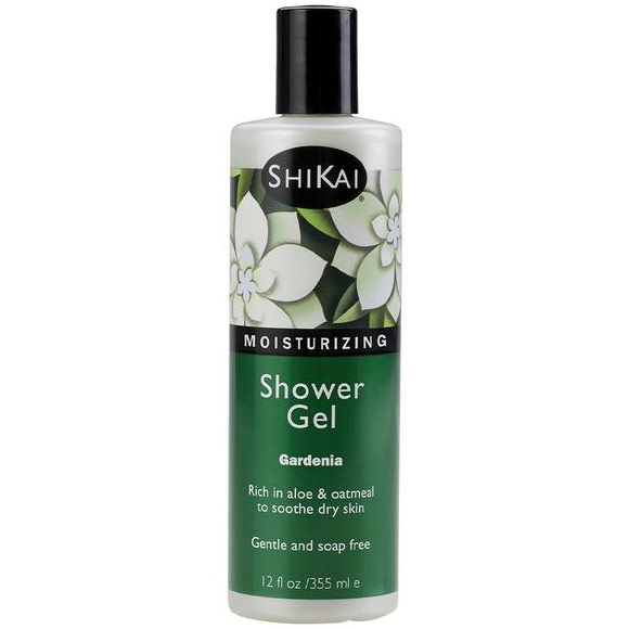 ShiKai Moisturizing Shower & Bath Gel White Gardenia, 12 oz, ShiKai