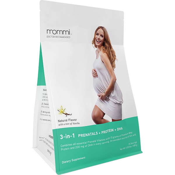 TwinLab Mommi 3-in-1 Protein, For Pregnant & Nursing Mothers, Vanilla, 15 Servings, TwinLab