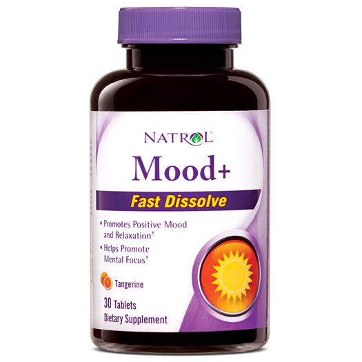 Natrol Mood+ Fast Dissolve, 30 Tablets, Natrol