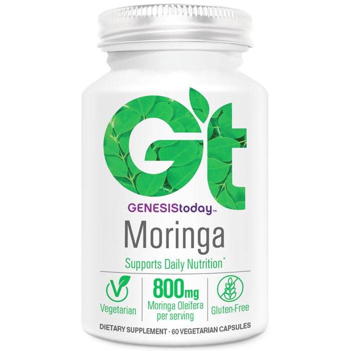 Genesis Today Moringa, Supports Healthy Metabolism, 60 Vegetarian Capsules, Genesis Today