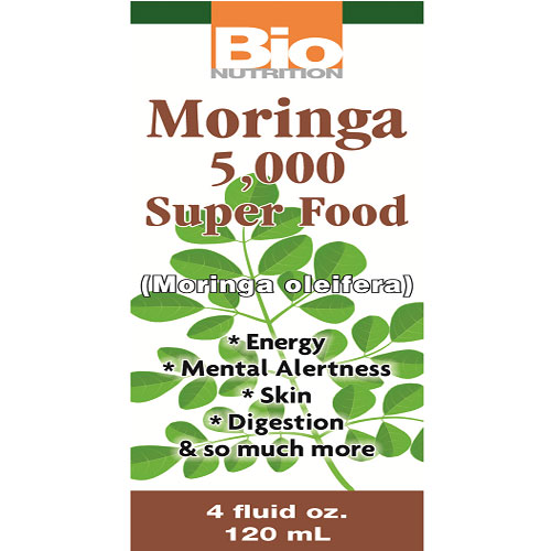 Bio Nutrition Inc. Moringa Super Food Liquid, 4 oz, Bio Nutrition Inc.