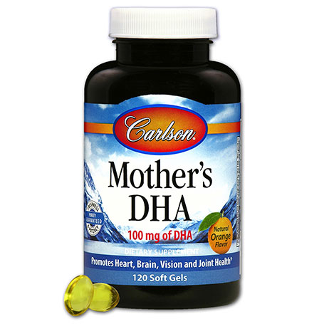 Carlson Laboratories Mother's DHA, 120 chewable softgels, Carlson Labs