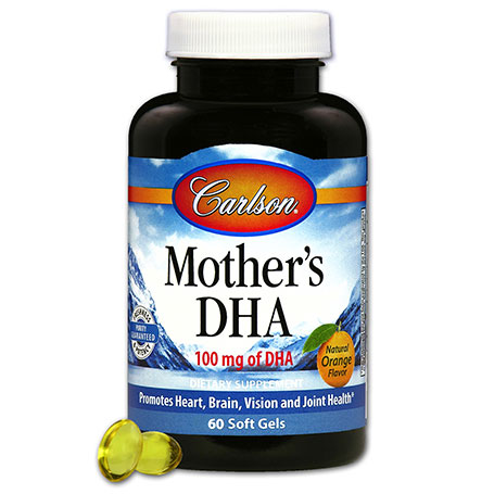 Carlson Laboratories Mother's DHA, 60 chewable softgels, Carlson Labs