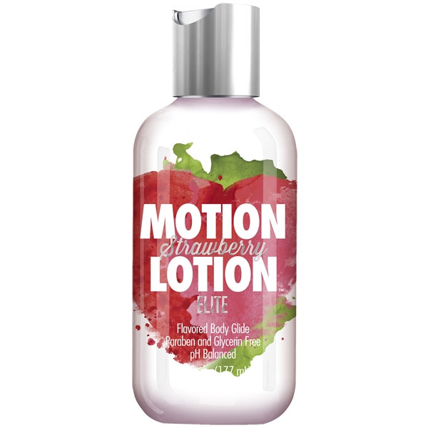 Doc Johnson Motion Lotion Strawberry, 4 oz, Doc Johnson