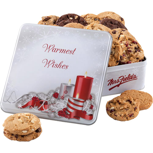 Mrs. Field Mrs. Fields Warmest Wishes Cookies Holiday Gift Tin