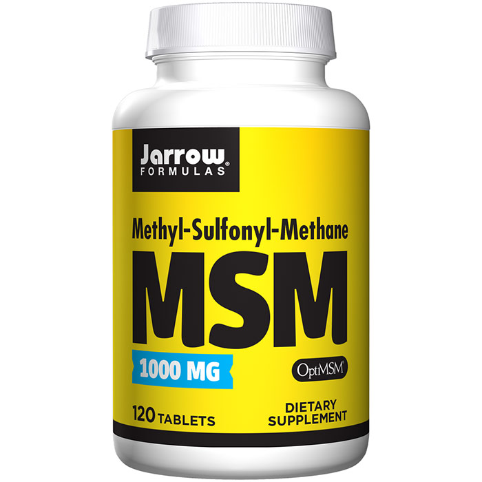 Jarrow Formulas MSM 1000 ( Methyl-Sulfonyl-Methane ) 120 tabs, Jarrow Formulas