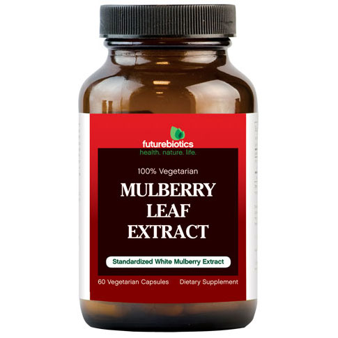 FutureBiotics Mulberry Leaf Extract, 60 Vegetarian Capsules, FutureBiotics
