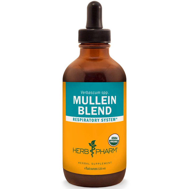Herb Pharm Mullein Extract Liquid, 4 oz, Herb Pharm