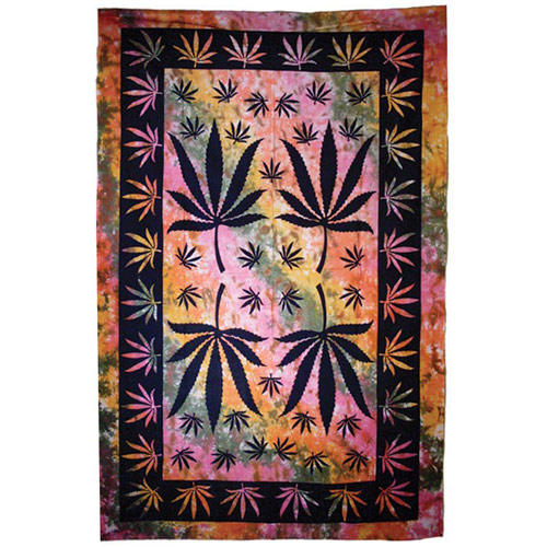 Glow Industries Multi-Leaf Tapestry - Full, Glow Industries