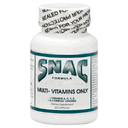 SNAC System Multi-Vitamins Only, 60 Capsules, SNAC System