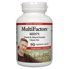 Natural Factors MultiFactors Men's, 90 Veggie Caps, Natural Factors