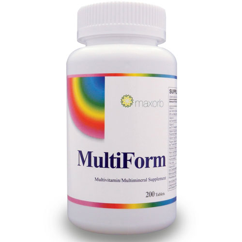 Maxorb MultiForm Adult, MultiVitamin & MultiMineral, 200 Tablets, Maxorb