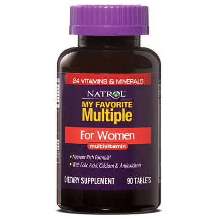 Natrol My Favorite Multiple Vitamins for Women, Multivitamin 90 tabs from Natrol