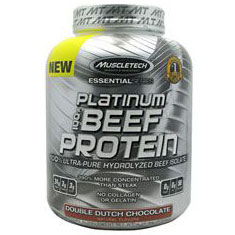 MuscleTech MuscleTech Platinum Beef Protein, 4.2 lb (58 Servings)