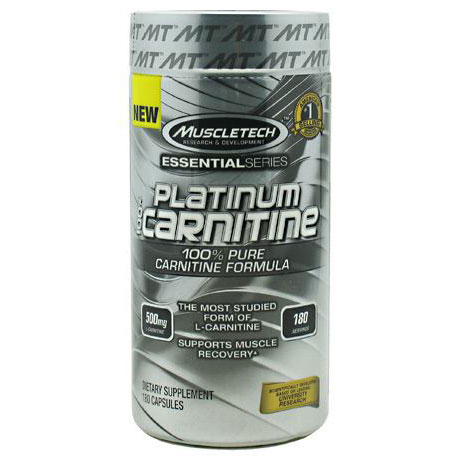 MuscleTech MuscleTech Platinum Carnitine, 180 Capsules