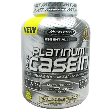 MuscleTech MuscleTech Platinum Casein, Value Size, 3.66 lb (55 Servings)