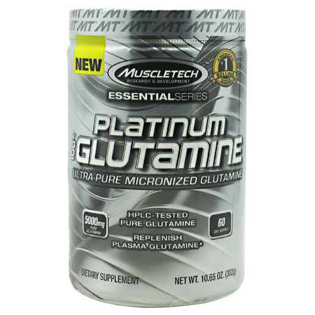 MuscleTech MuscleTech Platinum Glutamine, Unflavored, 10.65 oz (60 Day Supply)