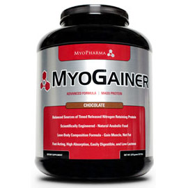 MyoPharma MyoGainer, Mass Protein Weight Gainer, 5 lb, MyoPharma