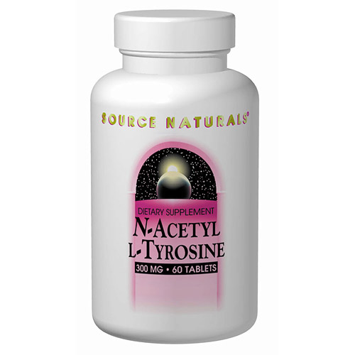 Source Naturals N-Acetyl L-Tyrosine 300mg 60 tabs from Source Naturals