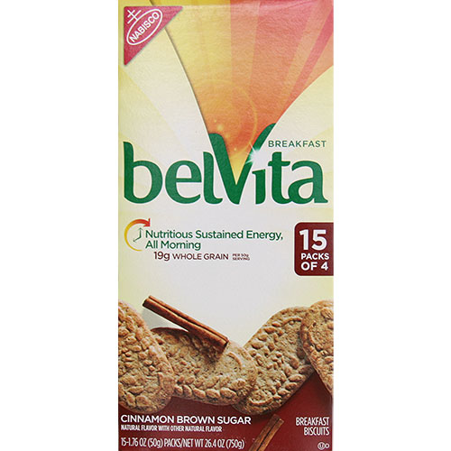Kraft Foods Nabisco Belvita Breakfast Biscuits, 15 Packs (750 g)