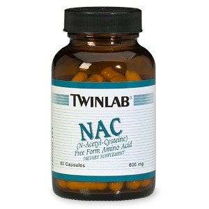 Twinlab NAC N-Acetyl-Cysteine 600mg 60 caps from Twinlab