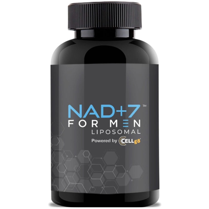 NAD7 for Men, Liposomal NAD+ Booster, 30 Veggie Capsules, NaturesTech Inc